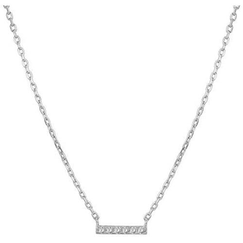 PAVOI 14K Gold Plated Bar and Delta Pendant | Layered Necklaces | Gold Necklaces for Women | 18'' Length with a 2'' Extension