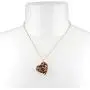 Betsey Johnson Resin Heart Earrings/Necklace Set