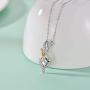 Mom Elephant Necklace Sterling Silver Mom Jewelry for Women Lucky Elephant Gifts for Mother Grandmother