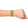 Efulgenz Indian Style Bollywood Traditional Gold Plated Muticolor Stone Wedding Bracelet Bangle Set Jewelry (4 pc) Efulgenz Indian Style Bollywood Traditional Gold Plated Muticolor Stone Wedding Bracelet Bangle Set Jewelry (4 pc)