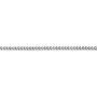 Mens Stainless Steel Thin Foxtail Gift Set Necklace - 4 MM, 22 Inches Length with Lobster Lock