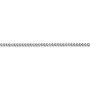 Mens Stainless Steel Thin Foxtail Gift Set Necklace - 4 MM, 22 Inches Length with Lobster Lock