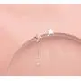 2 Pcs Asymmetric Cross & Star Drop Earring for Women Men White Gold Plated Chain Long Earring Geometry Punk Silver Cross Chain Dropping Earrings Jewelry Set