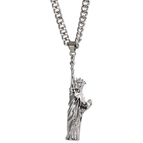 Charm Stainless Steel Statue Of Liberty Pendant Necklace For Women Men Fashion Jewelry Gift