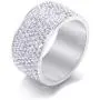 Xusamss Fashion Stainless Steel Ice Out Crystal Ring Xusamss Fashion Stainless Steel Ice Out Crystal Ring