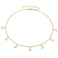 Joyiever Star Choker Necklace Star Necklace for Women,Dainty Star Necklace Choker for Teen Girls Gift