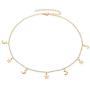 Joyiever Star Choker Necklace Star Necklace for Women,Dainty Star Necklace Choker for Teen Girls Gift