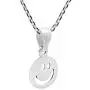 AeraVida Fun and Happy Smiley Face .925 Sterling Silver Pendant Necklace AeraVida Fun and Happy Smiley Face .925 Sterling Silver Pendant Necklace