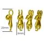 Step Forward Sterling Silver Necklace, Rings and Earrings Animal Theme Design Gift Jewelry for Woman and Girls