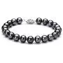Black 7.5-8.5mm AA Quality Freshwater 925 Sterling Silver Cultured Pearl Bracelet For Women Black 7.5-8.5mm AA Quality Freshwater 925 Sterling Silver Cultured Pearl Bracelet For Women