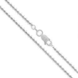 Authentic Solid Sterling Silver Rope Diamond-Cut Braided Twist Link .925 ITProLux Necklace Chains 1.5MM - 5.5MM, 16'' - 30'', Made In Italy, Men & Women, Next Level Jewelry