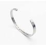Binami Inspirational Cuff Bracelets Motivational Engraved Mantra Quote Cuff Bangle Best Friend Jewelry Gift for Women Mom Her with Hidden Message