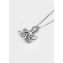 Silver Spoon Jewelry Octopus Pendant Necklace, Sterling Silver, 30'' Chain