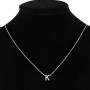 Me Plus Petite Initial Letter Alphabet Pendant Charm Gold Dipped Necklace Gold Silver Rosegold (23 Letters)