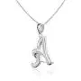 River Island Sterling Silver Alphabet Initial Letters A-Z Pendant Necklace 18'' | Available in Silver and Yellow Gold River Island Sterling Silver Alphabet Initial Letters A-Z Pendant Necklace 18'' | Available in Silver and Yellow Gold
