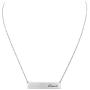 Rosemarie Collections Womens Inspirational Bar Pendant Necklace Blessed