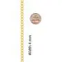 Lifetime Jewelry 4mm Diamond Cut Curb Link Chain Necklace 24k Real Gold Plated