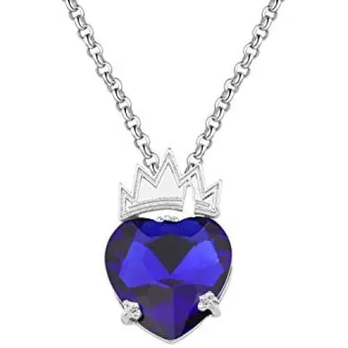 FAADBUK Descendants Lover Gift Descendants Peach Heart Crystal Pendant Crown Necklace Evie Red Heart Ocean Heart Necklace for Friend Family FAADBUK Descendants Lover Gift Descendants Peach Heart Crystal Pendant Crown Necklace Evie Red Heart Ocean Heart Necklace for Friend Family