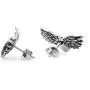 Controse Red Winged Heart with Keyhole Earrings Controse Red Winged Heart with Keyhole Earrings