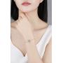 YZSFMZGE Owl Bracelet for Women 925 Sterling Silver Adjustable Bracelet