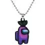 COMTRUDE Among Us Color Necklace, Premium Stainless Steel Amongus Game Pendant Chain for Strategy Casual Game Lovers (Bead Chain) COMTRUDE Among Us Color Necklace, Premium Stainless Steel Amongus Game Pendant Chain for Strategy Casual Game Lovers (Bead Chain)