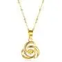 Real 18k Gold Love Knot Pendant Necklace for Women, Anniversary Jewelry for Wife, Gifts for Mother/Girlfriend, 18'' Real 18k Gold Love Knot Pendant Necklace for Women, Anniversary Jewelry for Wife, Gifts for Mother/Girlfriend, 18''