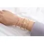 Mootysz 20Pcs 14K Gold Layered Bracelets for Women Set,Beaded Bracelets for Girls Multiple Adjustable Stackable Wrap Jewelry Gift