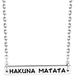 KUIYAI Hakuna Matata No Worries Macrame Bracelet Inspired Gift