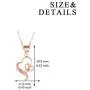 14k 18K Gold Heart Pendant Necklace for Women, Real Gold Love Jewelry for Her, 18 Inch