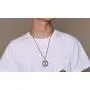 XUANPAI Stainless Steel Inverted Pentagram Satanic Sabbatic Goat Lucifer Wiccan Pewter Pendant Seal of Satan Sigil of Lucifer Necklace for Men Women XUANPAI Stainless Steel Inverted Pentagram Satanic Sabbatic Goat Lucifer Wiccan Pewter Pendant Seal of Satan Sigil of Lucifer Necklace for Men Women