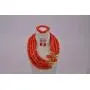 laanc Highly Necklace Jewelry Sets Natural Coral 4 Rows Orange-Gold Nigerian Women African Beads A-039D laanc Highly Necklace Jewelry Sets Natural Coral 4 Rows Orange-Gold Nigerian Women African Beads A-039D