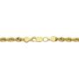 14K Yellow Gold Filled Solid Rope Chain Necklace, 4.5mm Wide