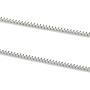 Gold Womens/Mens Box Chain 1mm, 20x More Real 18K,White Gold Diamond Cut Fashion Jewelry Necklaces Laid Over Semi Precious Bronze, Classic, 16-30 Inches USA Made!