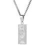 Nsitbbuery Hip Hop Stainless Steel Dollar Bill Tag Pendant Necklace Nsitbbuery Hip Hop Stainless Steel Dollar Bill Tag Pendant Necklace