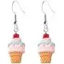Ice cream Drop Earrings Candy Color New Womens Fashion Earrings Sweet Girls Ladies Unique Long Dangle Earrings for Daily