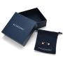 BYCHOOSING Pearl Earrings Studs Freshwater Cultured Pearl Flat 925 Silver for Women Girls