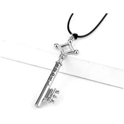 QualityWhiz Anime Attack on Titan Shingeki no Kyojin Eren Basement Key Pendant Jewelry (Silver Key)