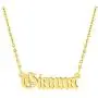 Joycuff Old English Name Necklace(Over 800 Names are in Stock) Personalized 18K Gold Plated Monogram Jewelry Christmas Birthday Gift for Women