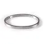 B.Tiff Yellow/Rose Gold Plated Stainless Steel Minimalist Simple Plain Narrow Matte Bangle Cuff Bracelet Fashion Jewelry for Women Men Unisex