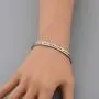 ENSIANTH Philippians 4:8 True Noble Just Pure Lovely Admirable Bible Verse Bracelet Christian Gift for Her