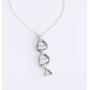 DNA Necklace 18 inch Sterling Silver Chain