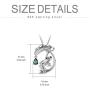 PEIMKO Frog Necklace Sterling Silver Cute Animal Frog Lotus Leaf Necklace Birthday Gift for Sister Daughter Women Girl