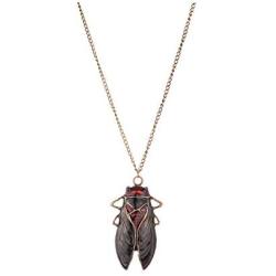 BELUCKIN Retro Vintage Cicada Pendant Insect Bug Cicada Charm Necklace Jewelry