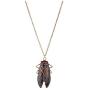 BELUCKIN Retro Vintage Cicada Pendant Insect Bug Cicada Charm Necklace Jewelry