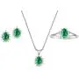 RYLOS Jewelry For Women Sterling Silver Birthstone Jewelry Ring, Earring & Pendant Necklace Gemstone & Genuine Diamonds 6X4MM Birthstone Womens Jewelry Matching Friendship Jewelry Sizes 5-10 RYLOS Jewelry For Women Sterling Silver Birthstone Jewelry Ring, Earring & Pendant Necklace Gemstone & Genuine Diamonds 6X4MM Birthstone Womens Jewelry Matching Friendship Jewelry Sizes 5-10