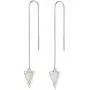 FANCIME Sterling Silver Opal Threader Earrings Triangle Long Drop Earrings Fine Jewelry for Women FANCIME Sterling Silver Opal Threader Earrings Triangle Long Drop Earrings Fine Jewelry for Women