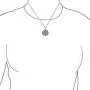 Personalized Engravable Celtic Knot Irish Friendship Round Circle Medallion Pendant Necklace Women Men Sterling Silver Personalized Engravable Celtic Knot Irish Friendship Round Circle Medallion Pendant Necklace Women Men Sterling Silver