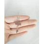 MANZHEN Simple Lightning Bolt Dangle Drop Earrings Women Flash Earrings Jewelry