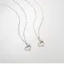 Mothers Day Gifts 18K 14K Solid Rose Gold White Gold Diamond Dolphin Heart Dainty Pendant Necklace Fine Jewelry Anniversary Birthday Gifts for Women Girls Mom Daughter Her with Jewelry Box, 16''+2''