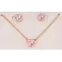 Kate Spade Romantic Rocks Pendant Stud Boxed Set in Light Pink